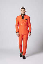 COSTUM CASUAL PORTOCALIU ISAAC DOUBLE BREASTED